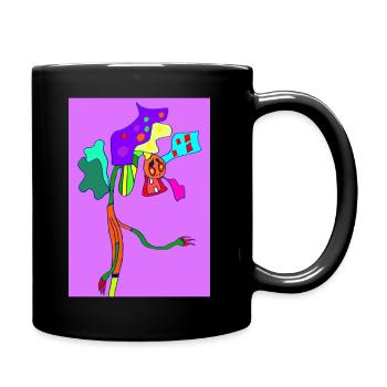 Kollektion Black City - Tasse einfarbig - Schwarz - Rechts