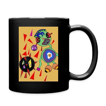 Kollektion Black City - Tasse einfarbig - Schwarz - Rechts
