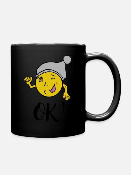 OK - Mug uni - noir
