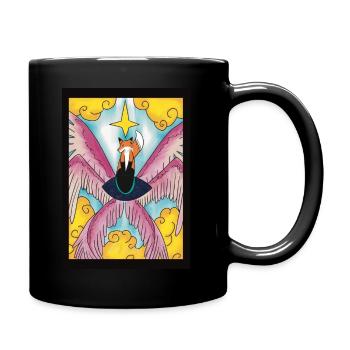 Univers is a fox - Mug uni - noir - Droite