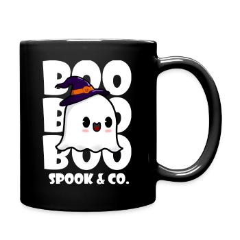 BOO SPOOK & CO. - Mug uni - noir - Droite