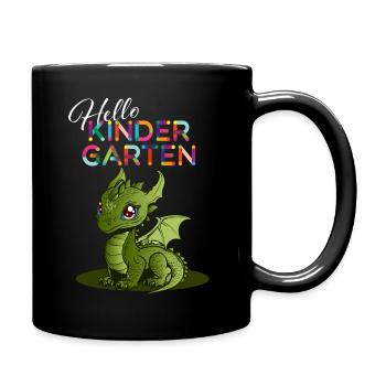 Bonjour la maternelle - Mug uni - noir - Droite