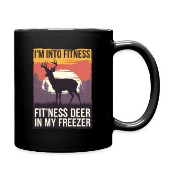 Cadeau pour chasseur - Mug uni - noir - Droite