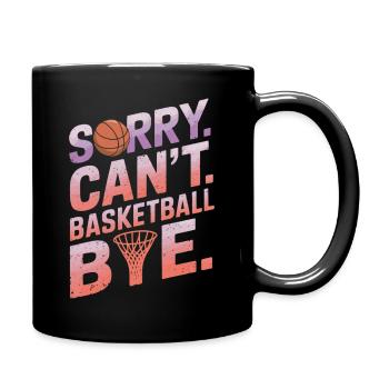 Basketball Rétro Vintage Rose Dicton - Mug uni - noir - Droite