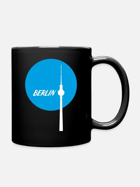 BERLIN - Tasse einfarbig - Schwarz