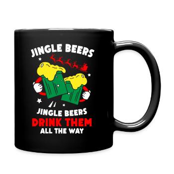 Santa Clause Beers - Full Colour Mug - black - Right