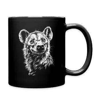 Hyena Spotted Hyena Portrait Wildlife Africa Animals - Full Colour Mug - black - Right