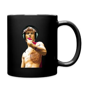 David - Tasse einfarbig - Schwarz - Rechts