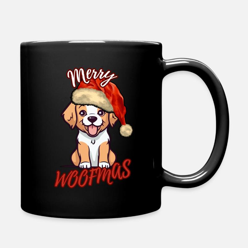 Joyeux Noël Chien - Mug uni - noir