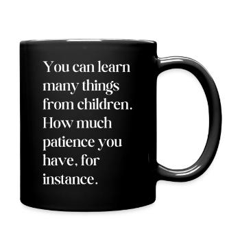 Apprendre des enfants - Mug uni - noir - Droite
