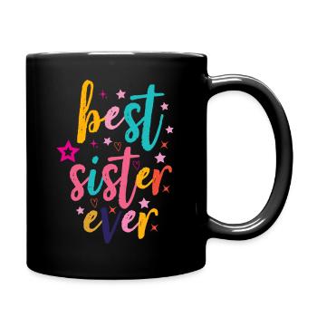Meilleure soeur - Mug uni - noir - Droite