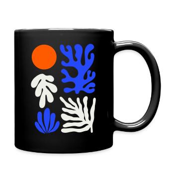 The forms of the sea - Full Colour Mug - black - Right