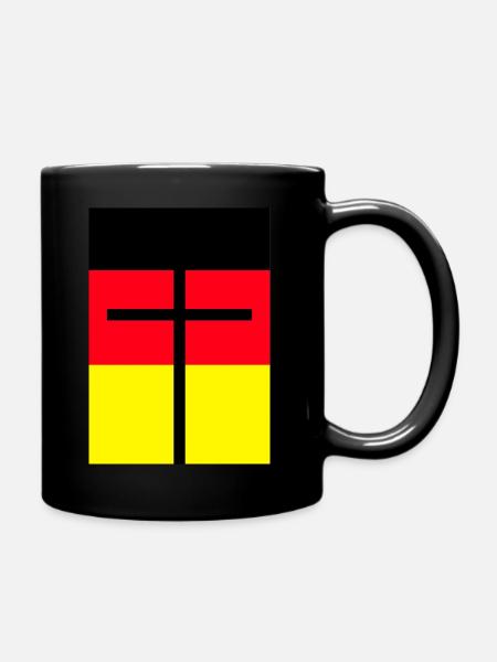 croix de - Mug uni - noir