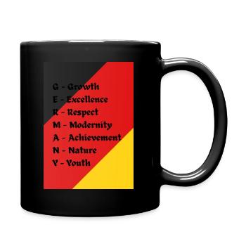 Allemagne - Mug uni - noir - Droite