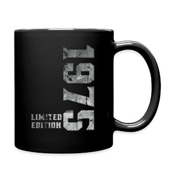 1975 Jahrgang Limited Edition - Tasse einfarbig - Schwarz - Rechts