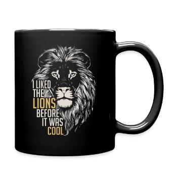 I Liked The Lions Before It Was Cool Tees | Lions - Mug uni - noir - Droite