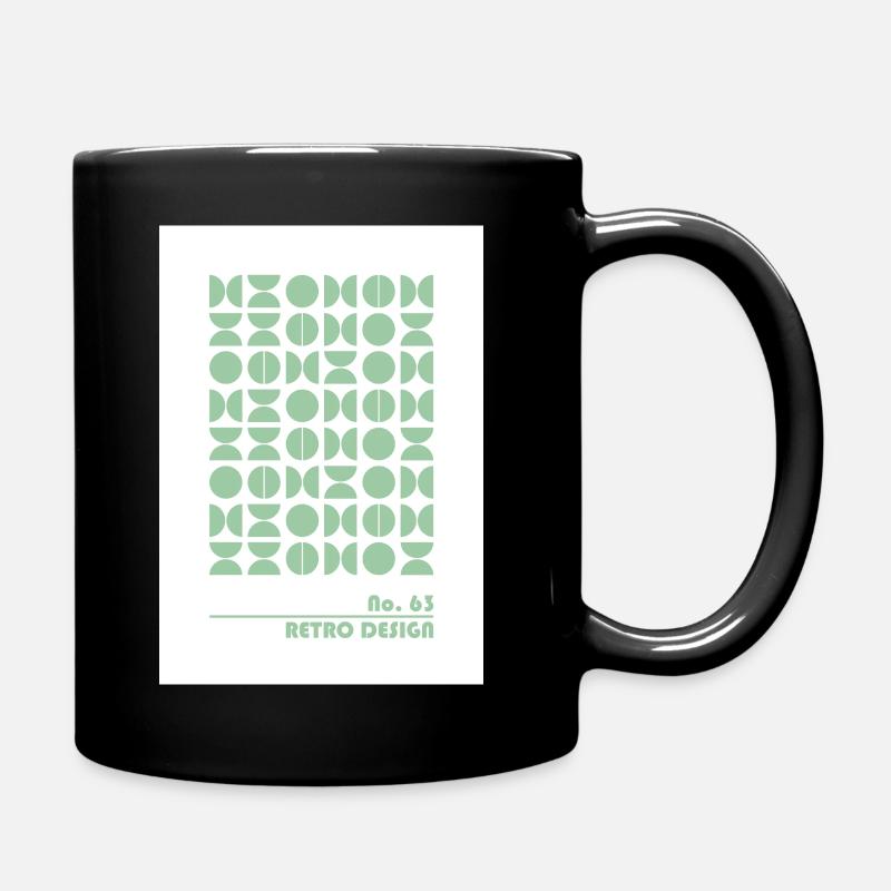 Tote Studio 63, Hellgrün - Tasse einfarbig - Schwarz