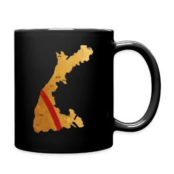 Heimat Baden: Baden - Tasse einfarbig - Schwarz - Rechts