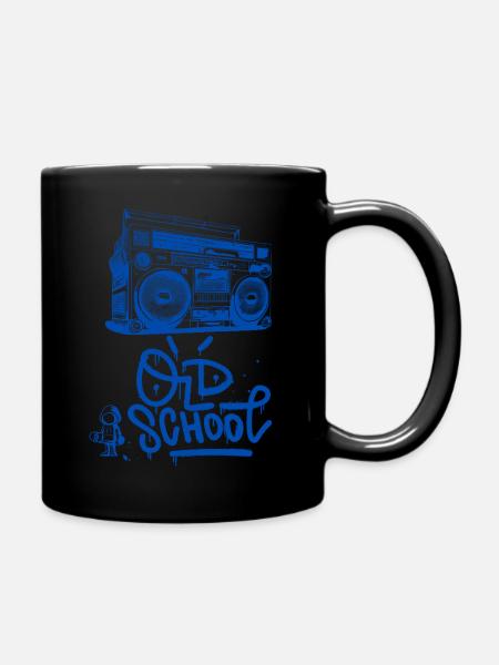 Alte Schule - Tasse einfarbig - Schwarz