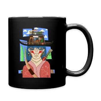 Collectionneur de maison #3 - Mug uni - noir - Droite