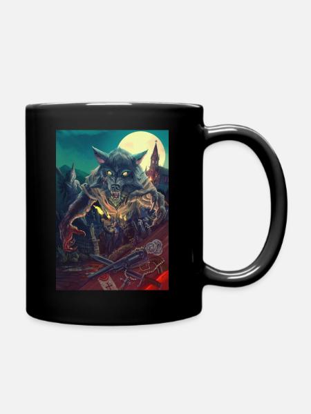 LE LOUP-GAROU - Mug uni - noir