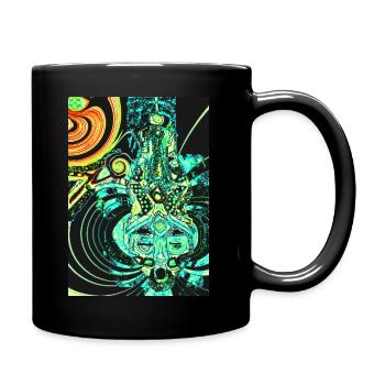 gazelle blue - Mug uni - noir - Droite