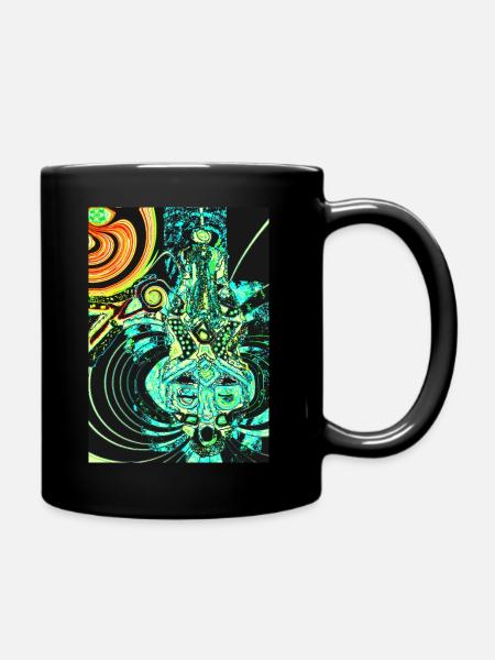 gazelle blue - Mug uni - noir