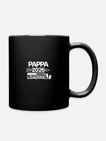 Pappa 2026 Pieds de Bébé - Mug uni - noir
