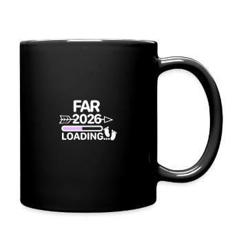 Papa 2026 dänisch - Tasse einfarbig - Schwarz - Rechts