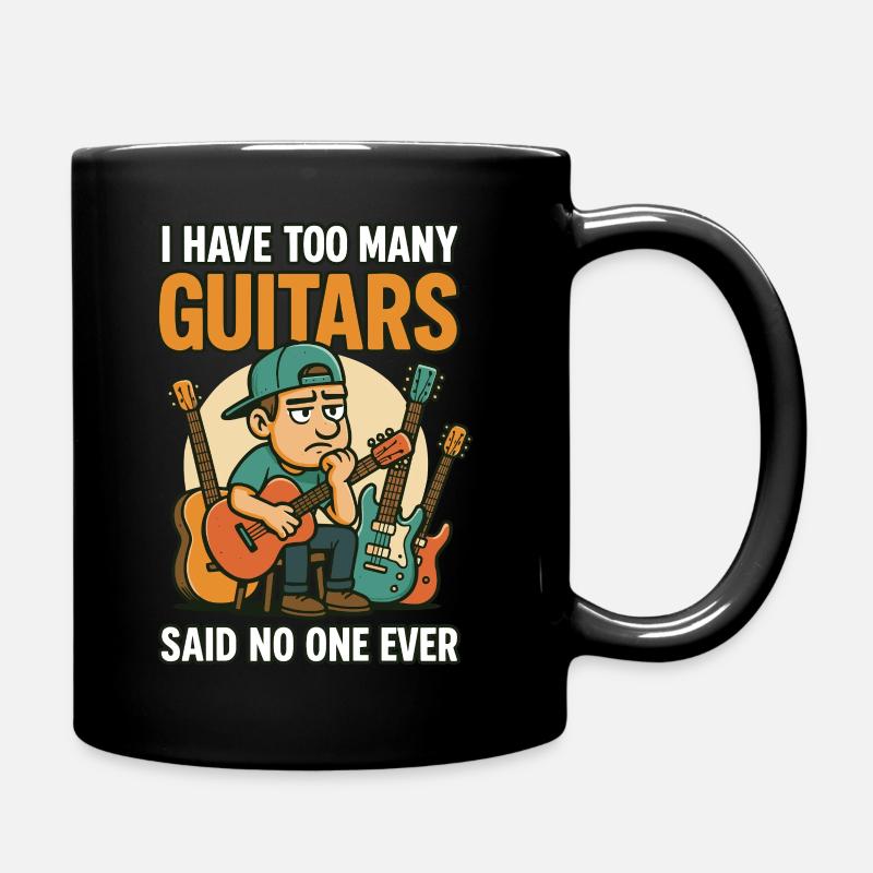 Drôle de guitare amoureux Design - Mug uni - noir