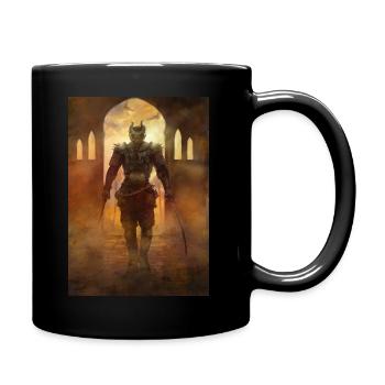 Dragons Guerrier - Mug uni - noir - Droite