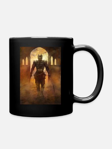 Dragons Guerrier - Mug uni - noir