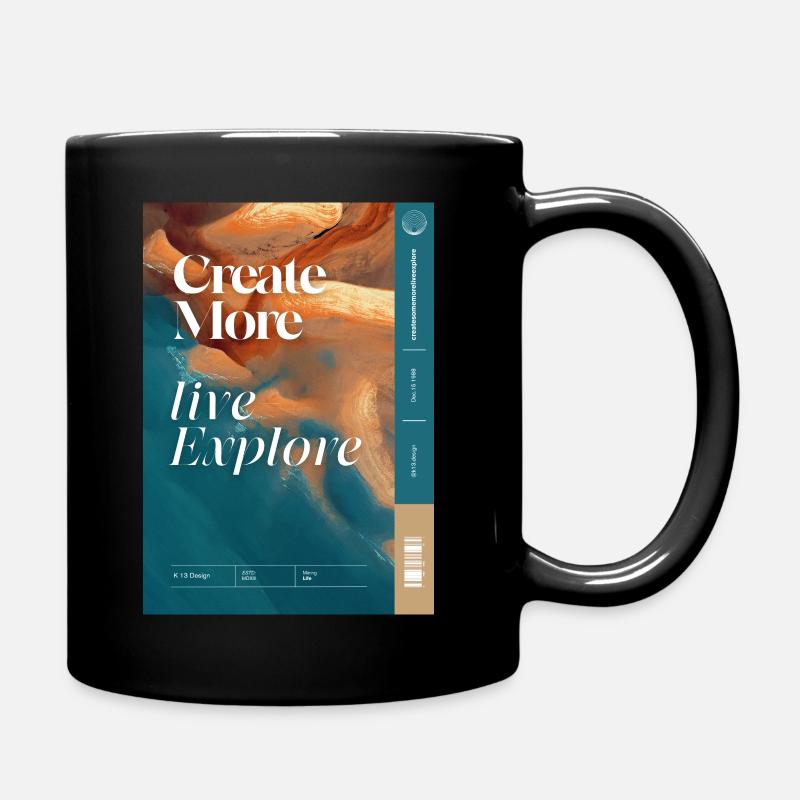 createmore - Full Colour Mug - black