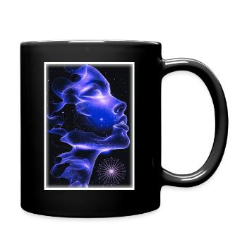 MiCalmaMente T-Shirt Cosmic Energy - Full Colour Mug - black - Right