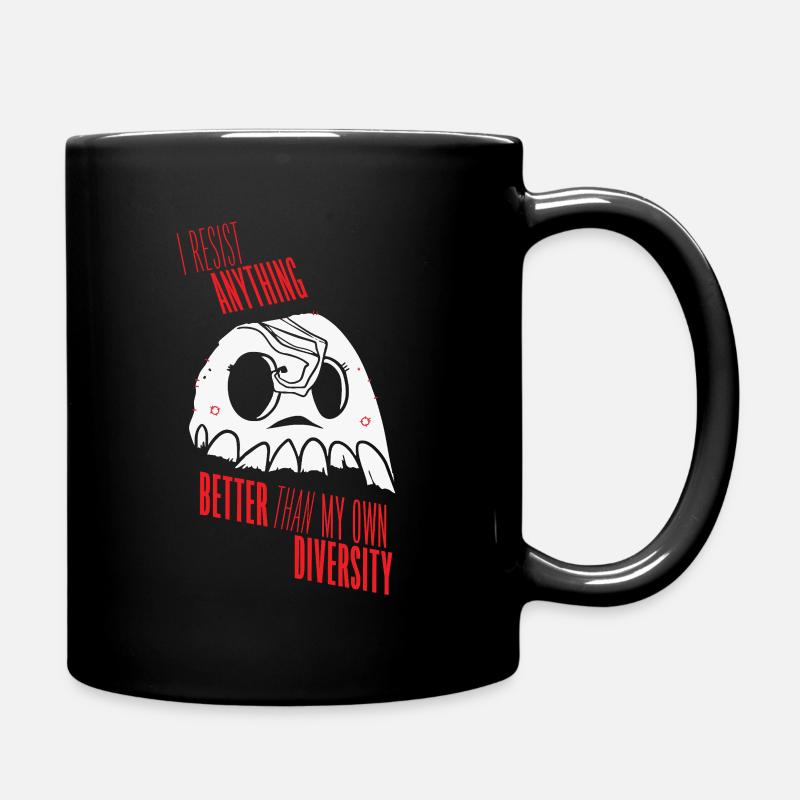 Diversity (red) - Full Colour Mug - black