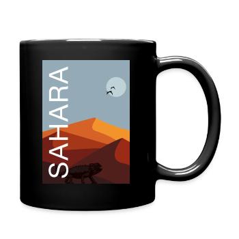 Sahara - Tasse einfarbig - Schwarz - Rechts