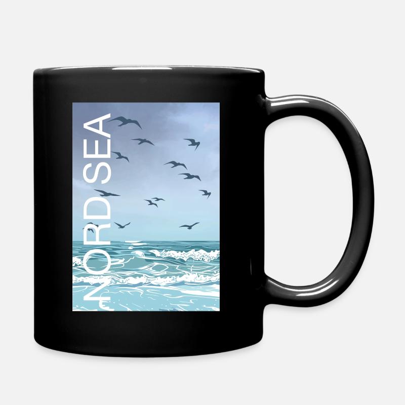 Nord Sea - Full Colour Mug - black