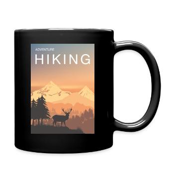 Hiking - Tasse einfarbig - Schwarz - Rechts