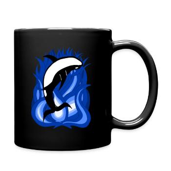 Orca - Tasse einfarbig - Schwarz - Rechts