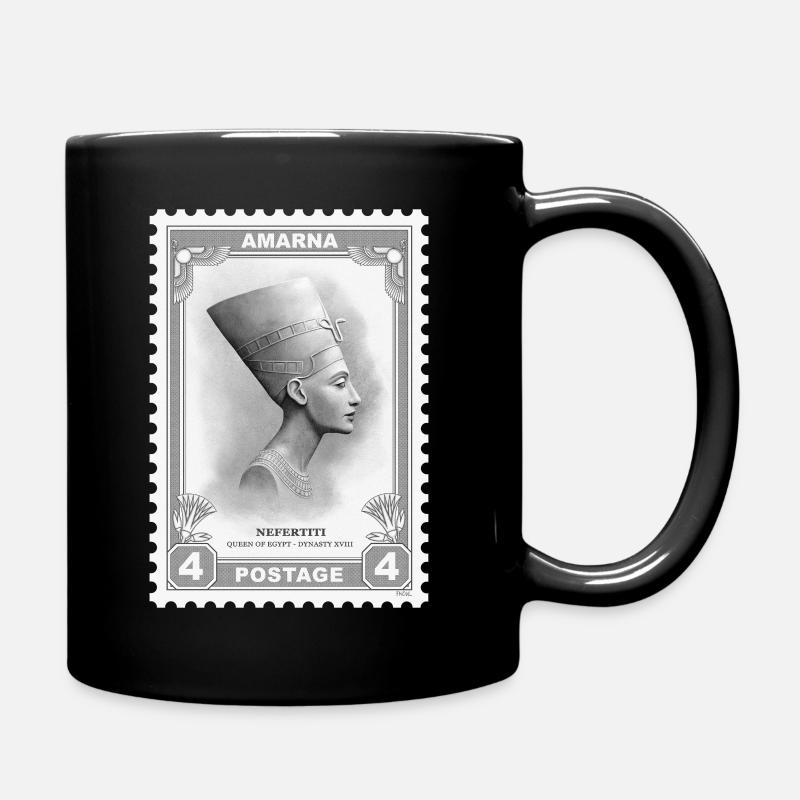 Timbre Néfertiti - Mug uni - noir