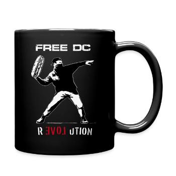Sandwich-Revolution werfen - Tasse einfarbig - Schwarz - Rechts