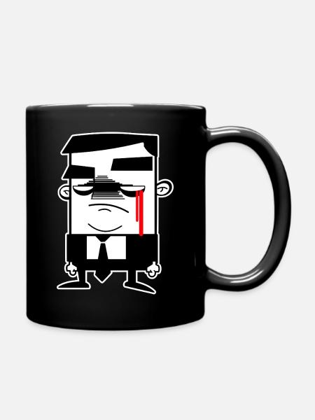 Hombre Grises: Anonym, Freiheit & Protest - Tasse einfarbig - Schwarz