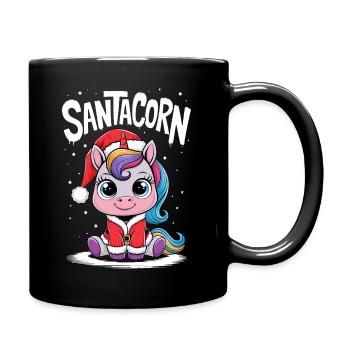 Pull de Noël licorne Noël Noël - Mug uni - noir - Droite