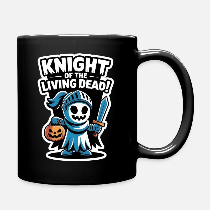 Knight Boo – Spooky Cute Halloween Ghost Sword - Tasse einfarbig - Schwarz
