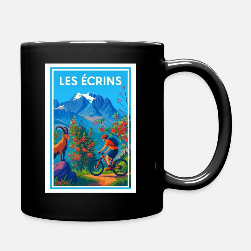 Vélo Montagne dans les Écrins - Mug uni - noir