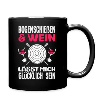 I go archery - Full Colour Mug - black - Right