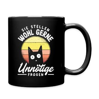 They probably like to ask unnecessary questions - Full Colour Mug - black - Right