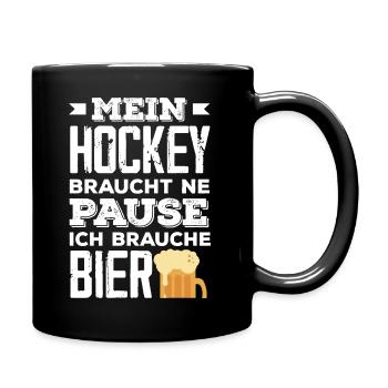 Cadeau drôle de joueur de hockey - Mug uni - noir - Droite