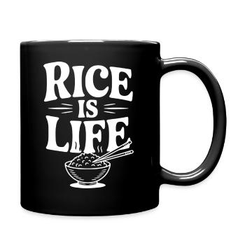 Rice is Life - Full Colour Mug - black - Right