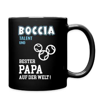Boccia Best Dad Father Father's Day Birthday Boule - Full Colour Mug - black - Right